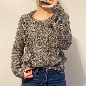 Abercrombie Fringe sweater